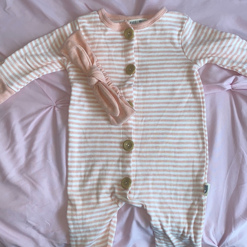 Baby Girls One Piece Footless Pajamas